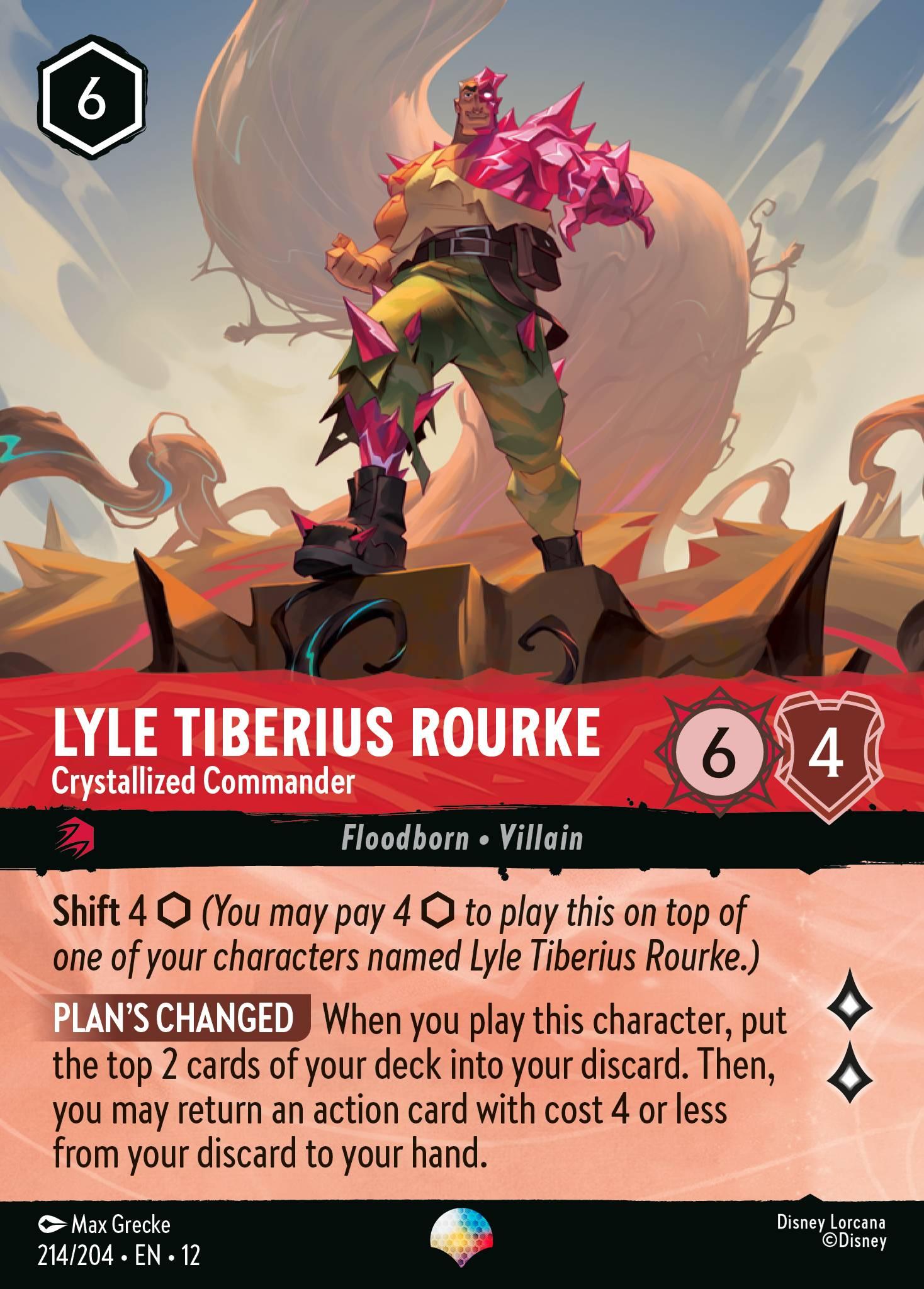 Lyle Tiberius Rourke, Crystallized Commander - EPIC — image 1