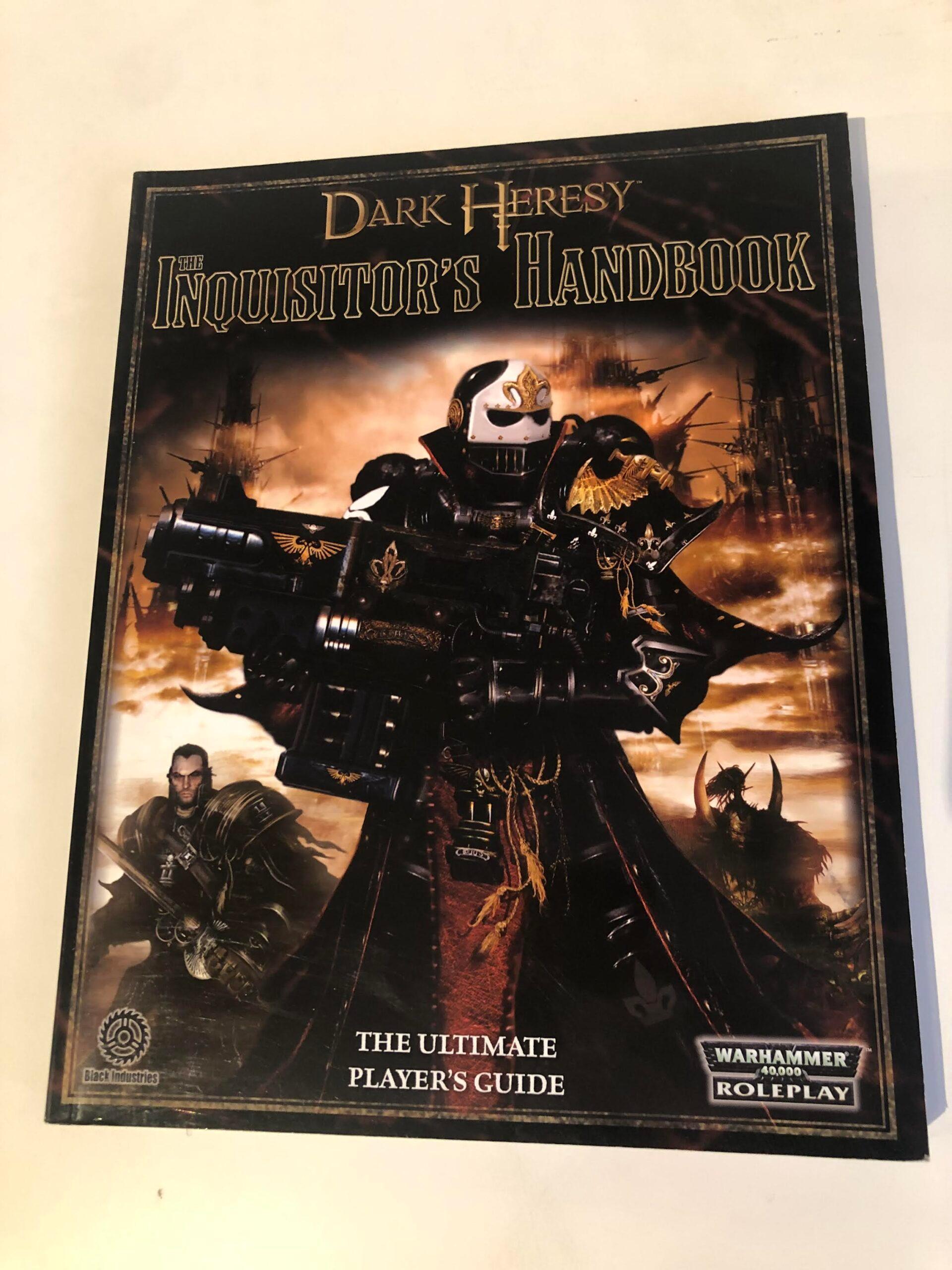 Warhammer 40K Dark Heresy - The Inquisitor's Handbook - VG — image 1