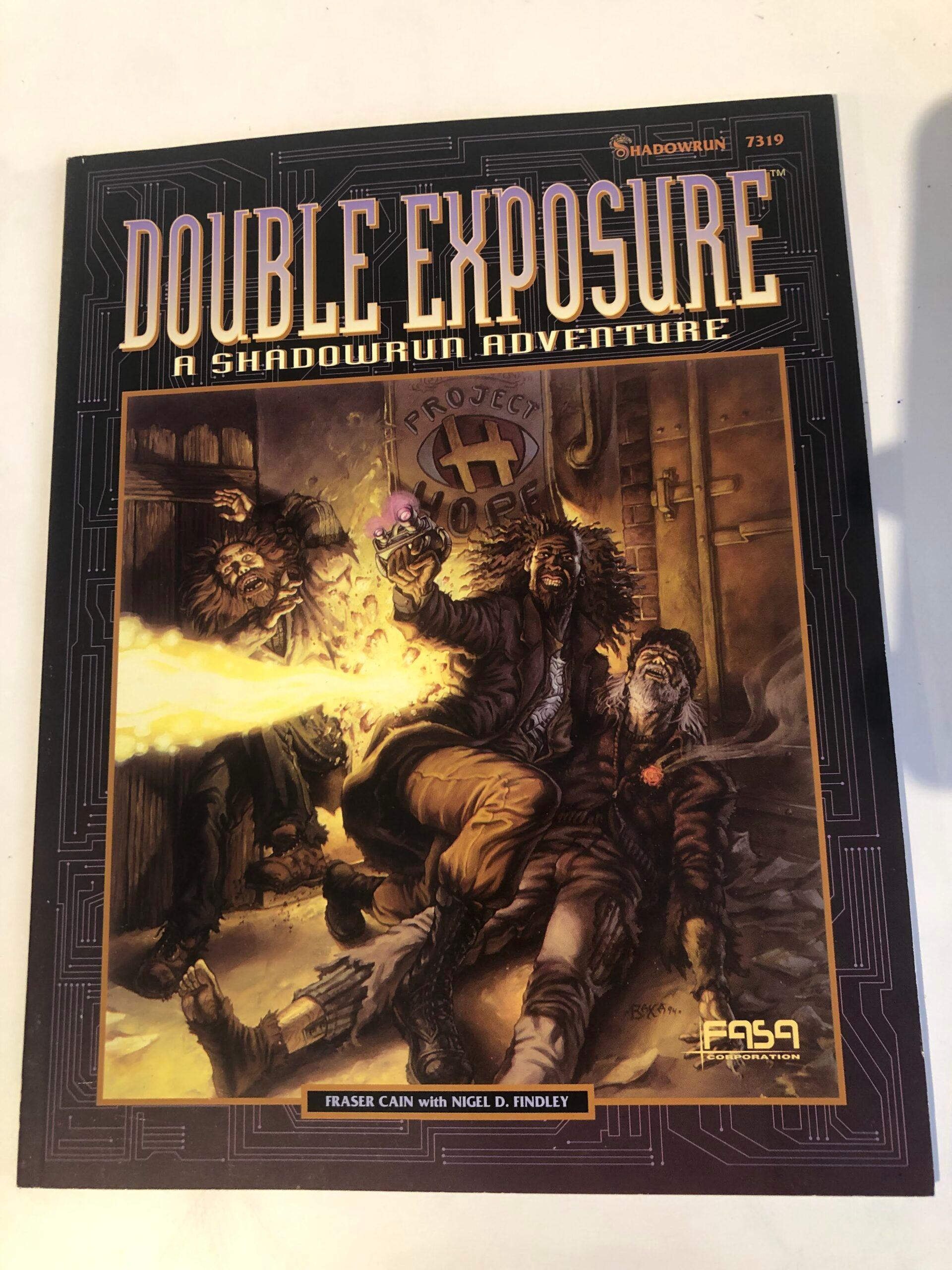 Shadowrun RPG - Second Edition - Double Exposure - VG — image 1