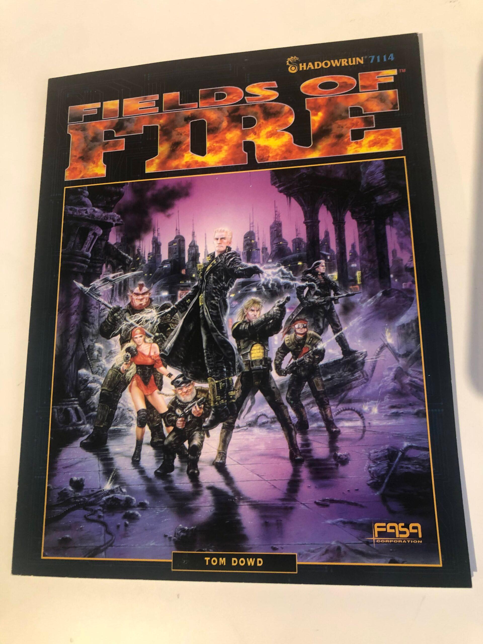 Shadowrun RPG - Second Edition - Fields of Fire - VG — image 1