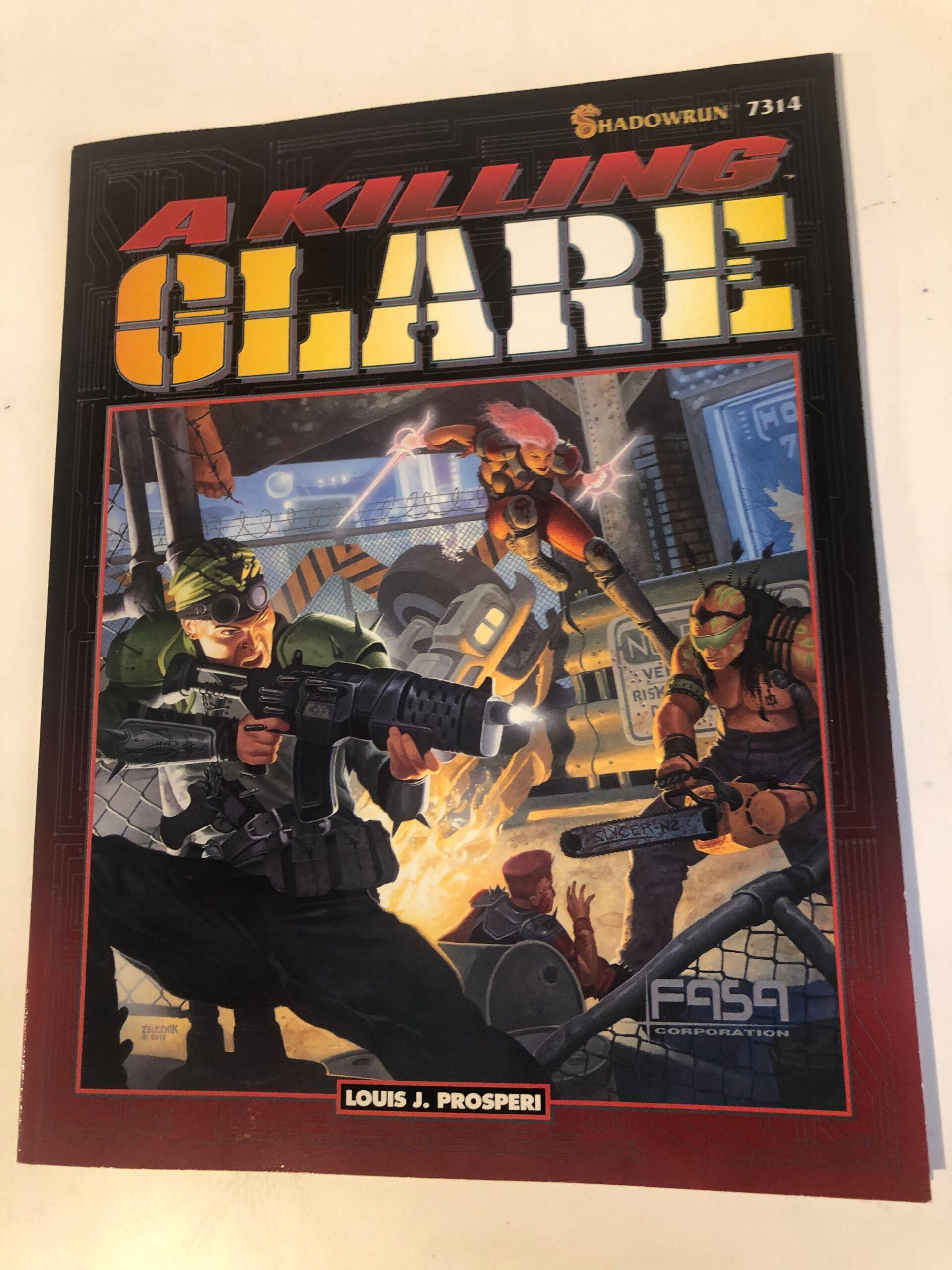 Shadowrun RPG - Second Edition - A Killing Glare - VG — image 1