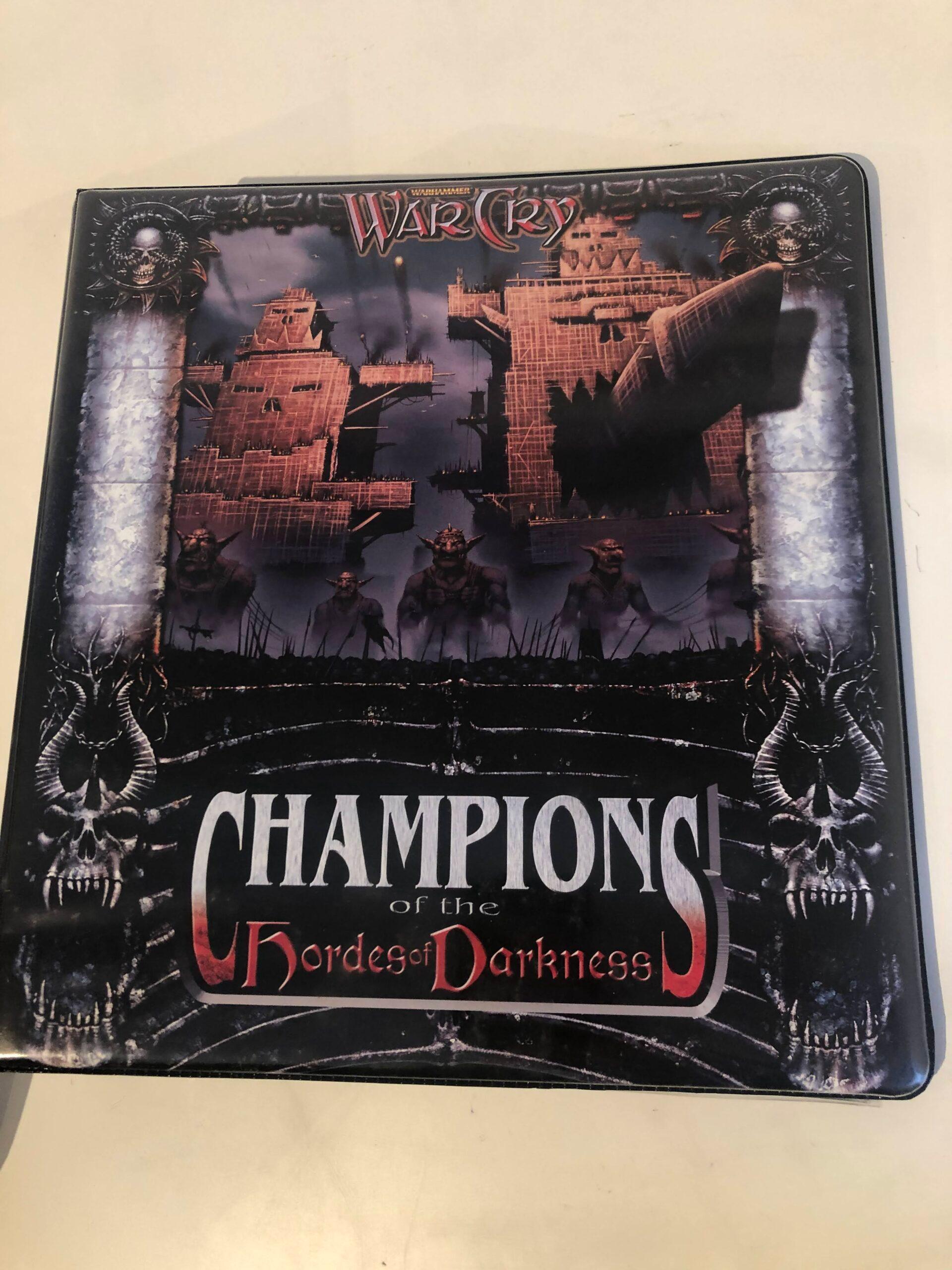 WarCry - Champions of the Hordes of Darkness Binder plus Promos — image 1