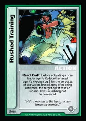 Rushed Training — image 1