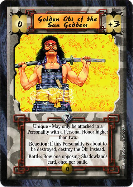 Golden Obi of the Sun Goddess — image 1