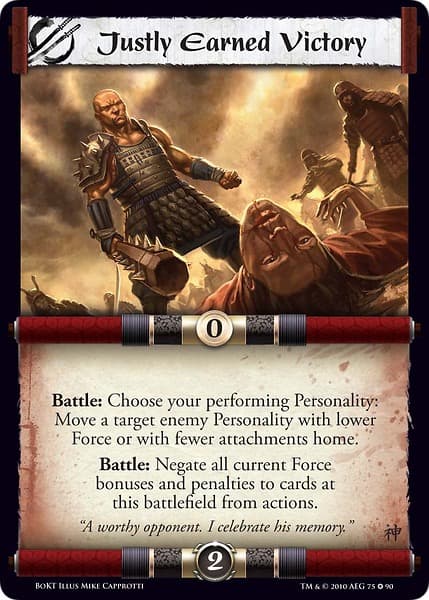 Justly Earned Victory — image 1