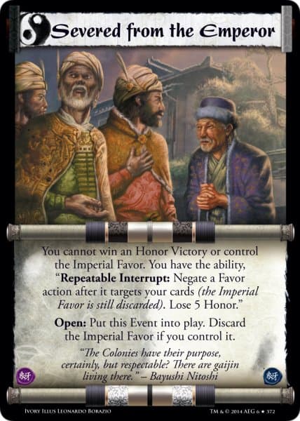 Severed from the Emperor — image 1