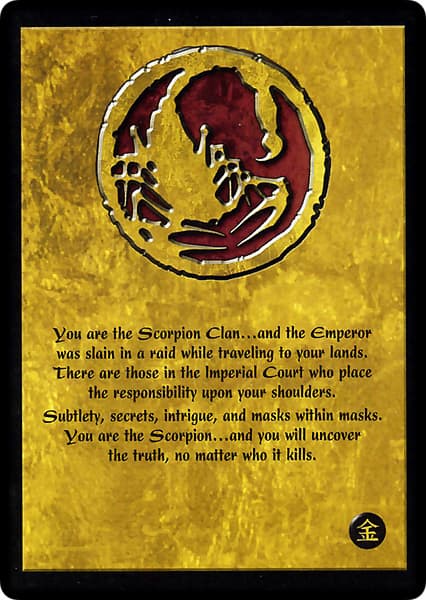 You are the Scorpion Clan... — image 1