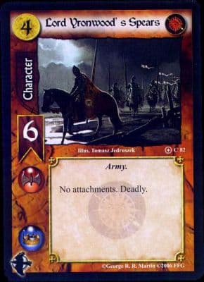 Lord Yronwood's Spears — image 1