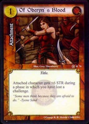 Of Oberyn's Blood — image 1